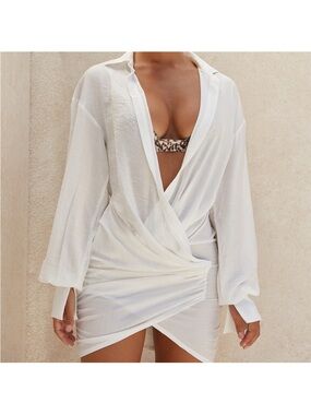 House of CB plunge dress